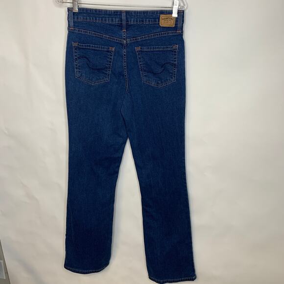Levi's Signature Dark Wash At Waist Bootcut Sz 8 - Picture 2 of 7